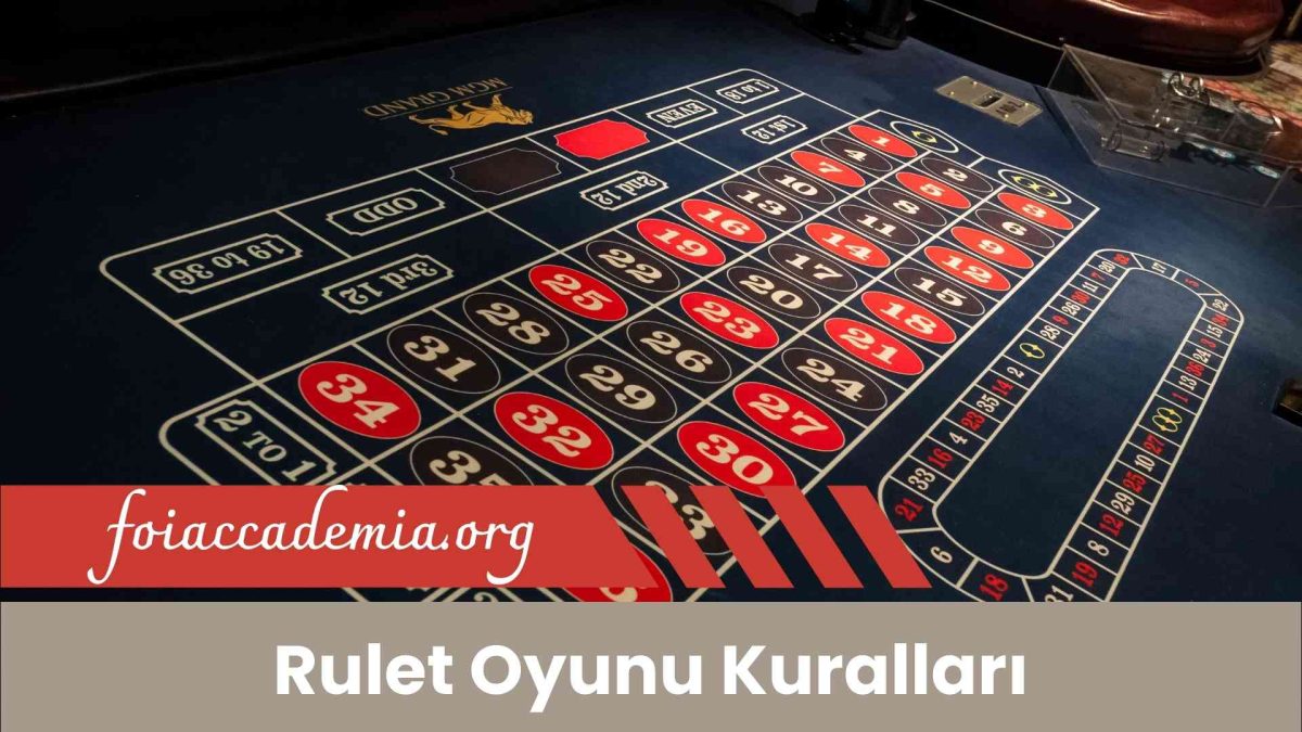Rulet Oyunu Kuralları