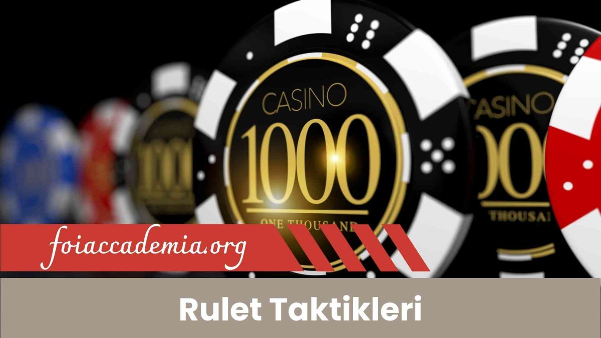 Rulet Taktikleri