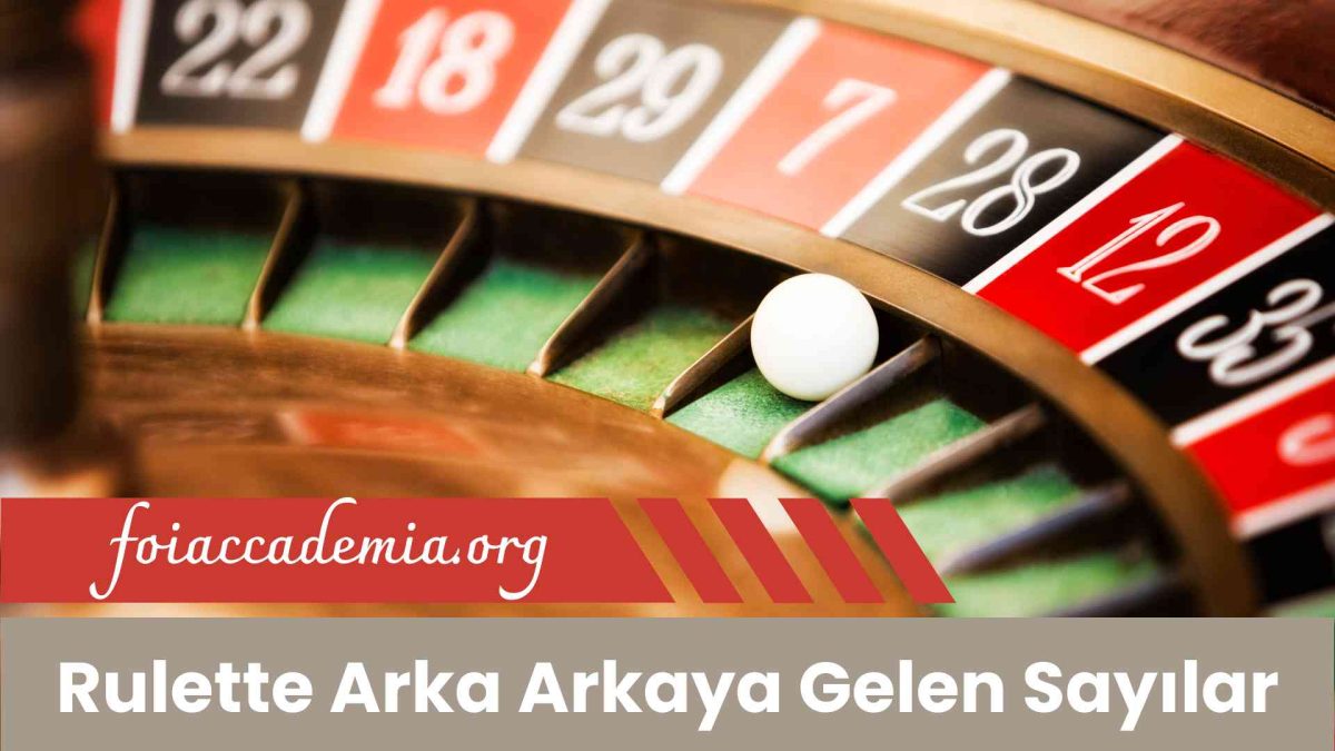 Rulette Arka Arkaya Gelen Sayılar